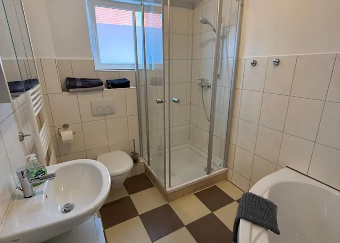 아파트 Ferienwohnung Naehe Edersee 1 Schlafzimmer, Garten, Parkplatz - Wohnung 2 Von 3 발트에크